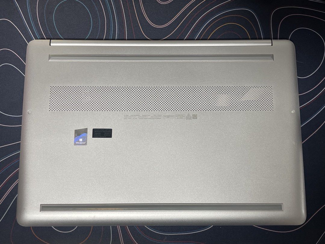 HP 15s-eq3 Laptop (Category: Laptops & Notebooks) located in Quezon City. Submitted by rchllmbs (Listing ID 1458239946, Image 3). Description: Bought for 44k, used only for online classes. HP 15s-eq3xxx 15.6” FHD (1920 × 1080) CORE SPECS: Processor: AMD Ryzen 5 5625U (6 cores / 12 threads) Max boost Up to 4.3 GHz RAM: 8 GB DDR4 (upgradeable) Storage: 512 GB PCIe NVMe M.2 SSD Graphics: Integrated AMD Radeon INCLUSIONS: Laptop bag, charger. Commonw