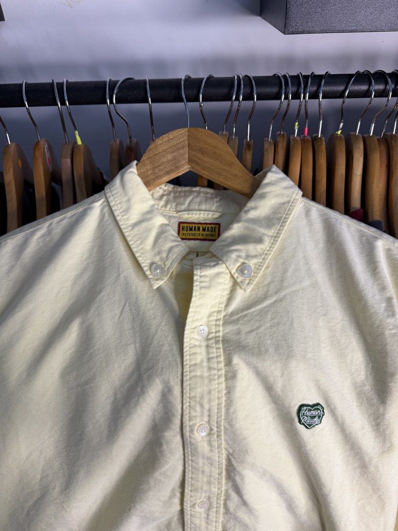 Human Made Collared Tee (Category: Activewear) located in Johor Bahru. Submitted by flyhighgarment (Listing ID 1458228296, Image 2). Description: - item have been cropped and altered - no flaws or defects , stains - can be freesize because it is boxy (23x24) S-XL.