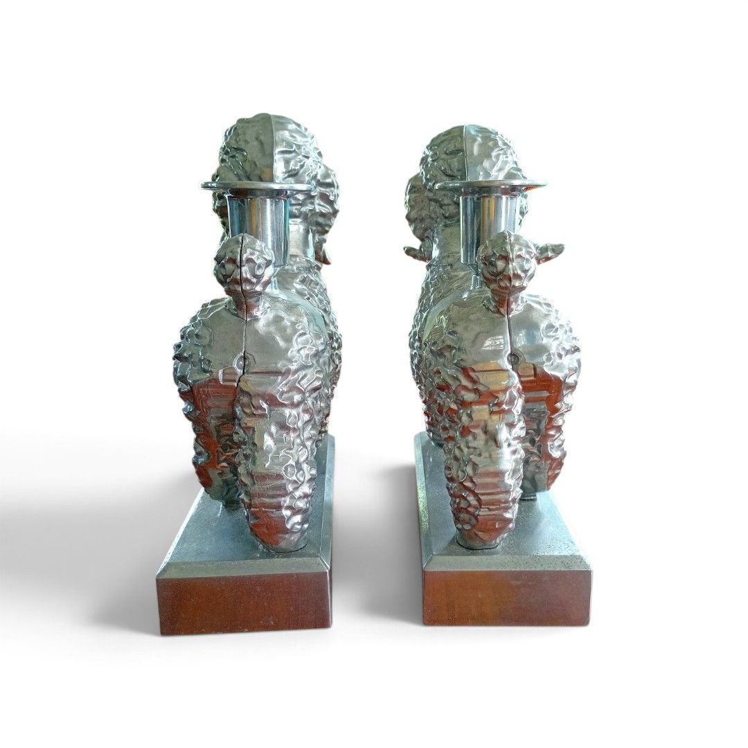 IKEA Poodle Candlestick Holders Bookends Set (Category: Other Home Decor) located in Makati City. Submitted by meowmyella (Listing ID 1458112479, Image 3). Description: IKEA Poodle Candlestick Holders Bookends Set Föremål 2018 Artist PER B SUNDBERG This listing is for a set of 2 IKEA Foremal Aluminum Poodle Dog Candlesticks. This set was designed by Per B Sundberg, one of Sweden's most acclaimed artists. These candlesticks were released as a limi