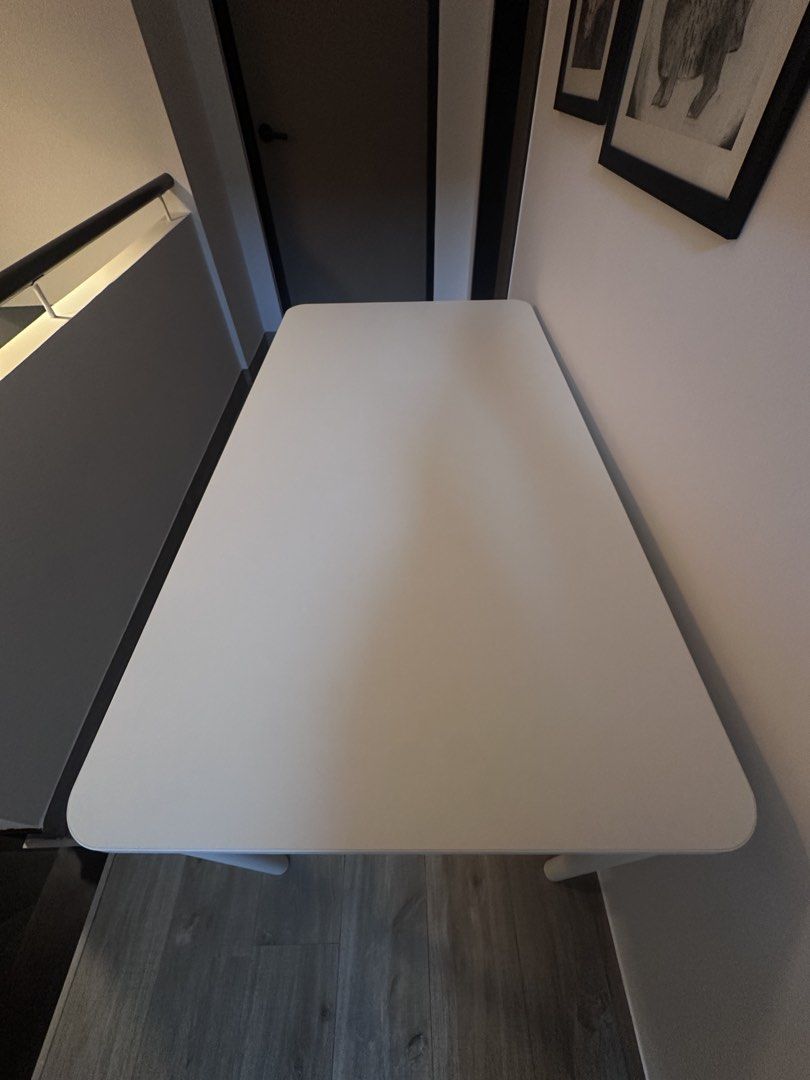 Ikea study table (Category: Tables & Sets) located in Singapore. Submitted by keijowos (Listing ID 1458164403, Image 2). Description: Ikea study table Dimensions: 70W 130L 75H Self pick up at east coast.