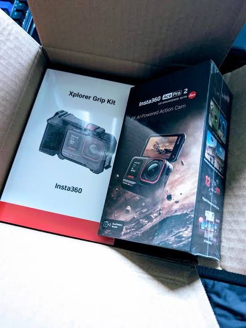 Insta360 Ace Pro 2 Action Camera with Leica Lens (Category: Cameras) located in Lipa City. Submitted by binx20 (Listing ID 1458098693, Image 3). Description: - Insta360 Ace Pro 2 Camera - Features a premium Leica lens - Comes with a convenient wrist strap - Ideal for capturing all your adventures - Ready for your next travel escapade - Feel free to ask any questions! Barely used complete box and receipt .