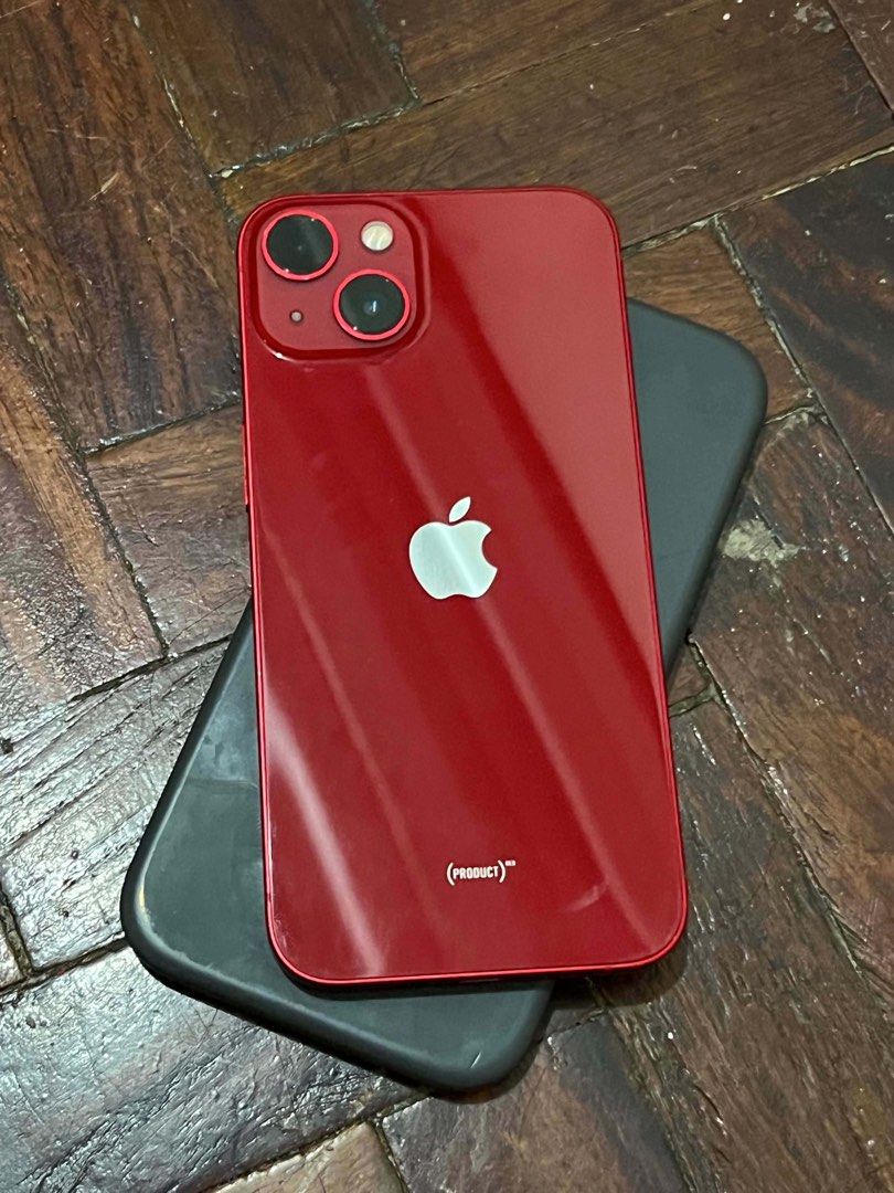 IPHONE 13 256 GB (RED) (Category: iPhone 13 Series) located in Manila. Submitted by joyssmarga (Listing ID 1458110140, Image 1). Description: SALE/SWAP Details: - 99% batt health- kapapalit lang last 2months ago - no issue bukod sa dents .