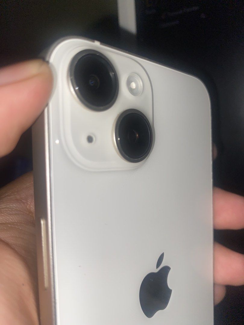 IPHONE 14| 128GB (Category: iPhone 14 Series) located in Tuguegarao City. Submitted by ron_vyr (Listing ID 1458212567, Image 3). Description: IPHONE 14 | 128GB — BRAND-NEW CONDITION ━━━━━━━━━━━━━━━━━━━━━ Color: Starlight Inclusions: * 1× Phone Case * Installed Tempered Glass * Original Lightning Cable * ❌ No box included ✅ Unit Details * 87% Battery Health — original battery, not boosted or replaced * True Tone & Face ID — fully functional * No d