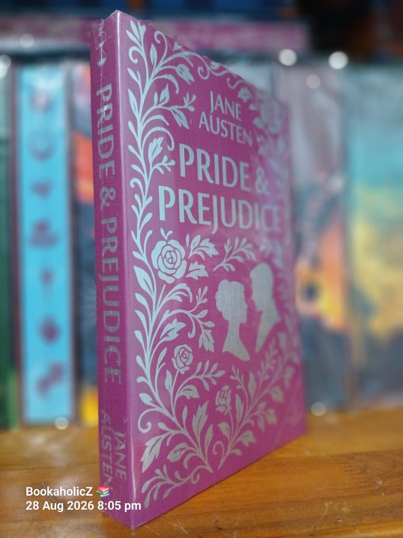 Jane Austen Pride & Prejudice Timeless Books Edition (Category: Storybooks) located in Antipolo. Submitted by bookaholicz_dettori (Listing ID 1458209608, Image 2). Description: - Timeless Books edition of Pride & Prejudice by Jane Austen - Beautiful purple cover with silver foil detailing - Classic Regency romance novel - Perfect for fans of Jane Austen and classic literature - Brand new, still in original plastic wrap -Paperback MOP: •Gcash/Bank
