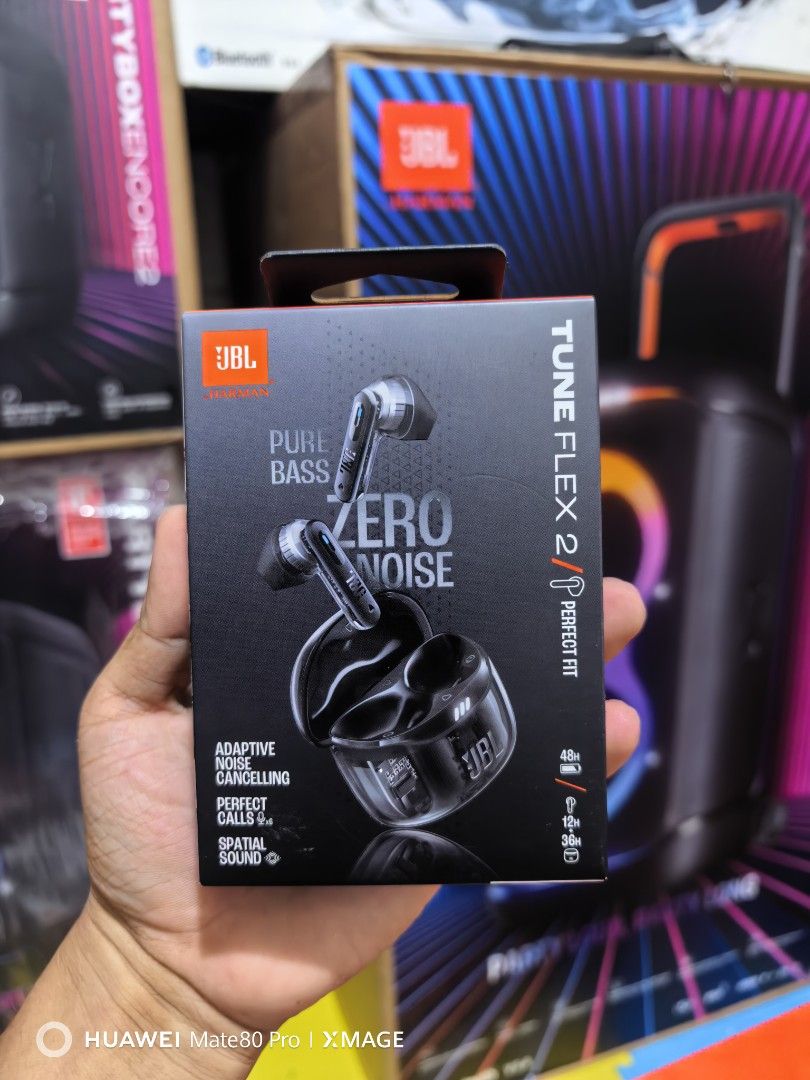 JBL TUNE FLEX2 GHOST EDITION (Category: Earphones) located in Quezon City. Submitted by jhaybl (Listing ID 1458297421, Image 2). Description: 🔥 JBL TUNE FLEX 2 GHOST EDITION 🔥 💰 ₱3,000 each only! ✅ Original JBL ✅ Malinaw at malakas ang tunog ✅ Transparent "Ghost Edition" design ✅ Comfortable fit ✅ Perfect para sa music, gaming, at calls 📍 Commonwealth, Quezon City ✔️ Pick-up para ma-test 📦 Pwede COD/COP via LBC sa mga nasa malalayong lugar (