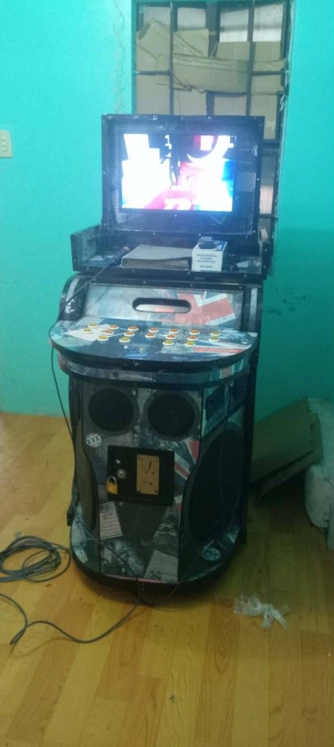 Karaoke Machine with Screen, Amplifier, and Microphone (Category: Soundbars, Speakers & Amplifiers) located in Manila. Submitted by wisegem-231b (Listing ID 1458221548, Image 2). Description: - Complete karaoke setup - Includes screen, amplifier, and Sony professional dynamic microphone - Comes with remote control - Ready for parties and gatherings - All components in a custom cabinet with built-in speakers - Plug and play for easy setup.