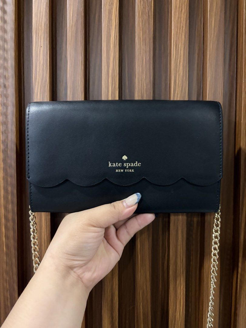Kate Spade gemma sling wallet (Category: Luxury Bags & Wallets) located in Marilao. Submitted by vanitybags.ph (Listing ID 1458209204, Image 2). Description: new inclusion - care card.