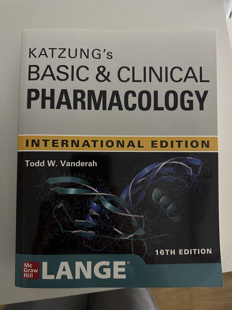 Katzung's Basic & Clinical Pharmacology 16th Edition International (Category: Textbooks) located in Manila. Submitted by loveonhauls (Listing ID 1458241482, Image 1). Description: - Katzung's Basic & Clinical Pharmacology, 16th Edition - International Edition - Published by Lange, McGraw Hill - Comprehensive textbook for pharmacology students - Great reference for drug actions and clinical uses - Essential for pharmacy and medical courses.