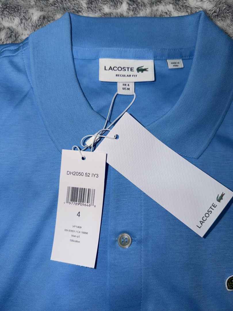 Lacoste polo shirt (Category: Tshirts & Polo Shirts ) located in Quezon City. Submitted by chanpongli (Listing ID 1458186290, Image 3). Description: WFor sale Brandnew with tag & paper bag Size medium regular fit 💯 legit from canada ₱ 4,000 Loc Antipolo.