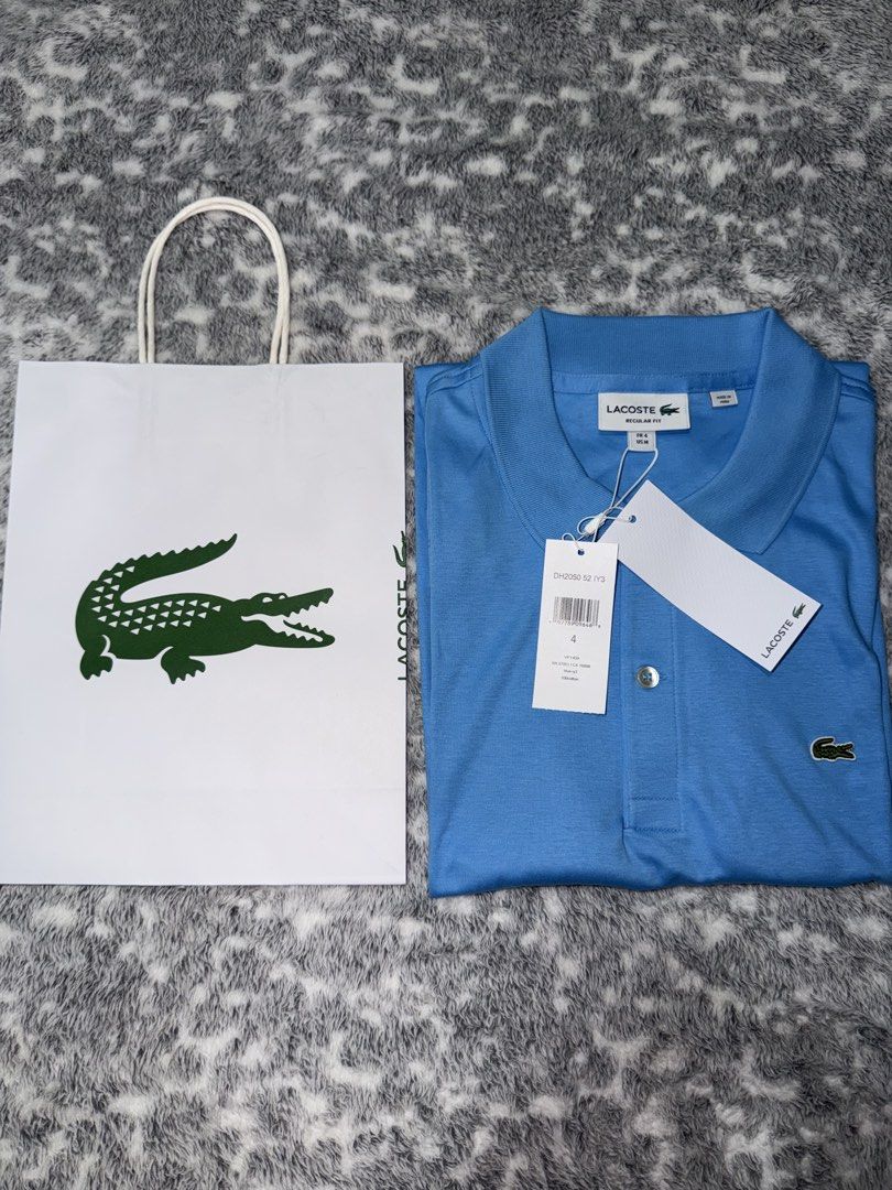 Lacoste polo shirt (Category: Tshirts & Polo Shirts ) located in Quezon City. Submitted by chanpongli (Listing ID 1458186290, Image 1). Description: WFor sale Brandnew with tag & paper bag Size medium regular fit 💯 legit from canada ₱ 4,000 Loc Antipolo.