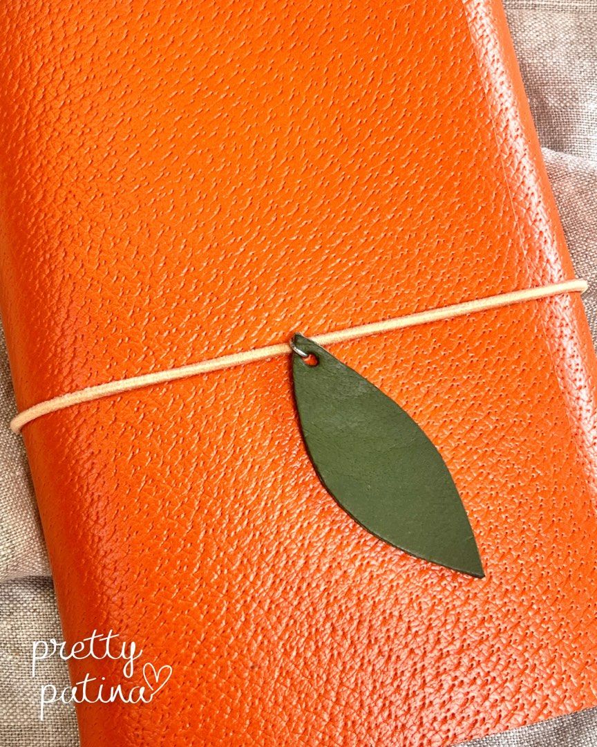 Leather journal folio (Category: Stationery & School Supplies) located in Muntinlupa City. Submitted by prettypatina.ph (Listing ID 1458171430, Image 2). Description: You may order this via dm or through Carousell (4.9 rating, link in bio) if you’d like to see some credibility before purchasing. Payments via InstaPay QR: BPI, GCash, Maya Shipping via J&T.