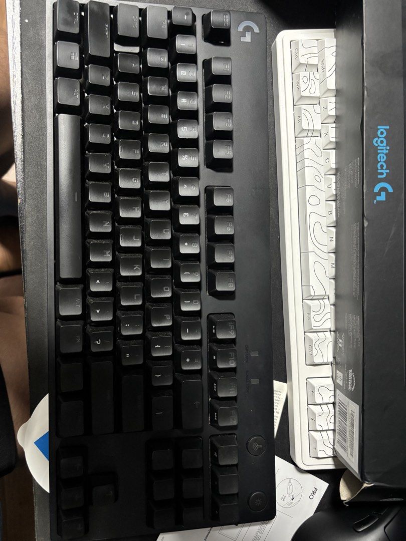 Logitech G PRO Mechanical Gaming Keyboard (Category: Computer Keyboard) located in Marikina City. Submitted by miguel1219 (Listing ID 1458231515, Image 2). Description: - Logitech G PRO Mechanical Keyboard - Tenkeyless design (compact, no numpad) - Customizable RGB lighting - Comes with original box and all accessories - Excellent for both gaming and everyday typing - Honest issue no RGB on K button.
