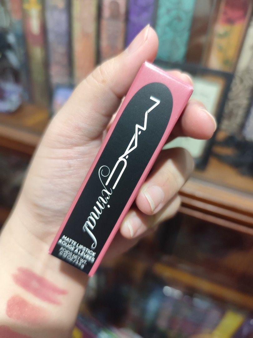 MAC Matte Lipstick 608 Mehr (Category: Makeup) located in Bulacan. Submitted by mikkaryne (Listing ID 1458146330, Image 1). Description: - MAC Matte Lipstick in shade 608 Mehr - Silky matte finish - Popular neutral pink shade - Ideal for everyday wear - Comes in original packaging RFS: Ordered online. Shade is too light for my liking. Note: Only swatched on my wrist (as you can see on pics) Just received yesterday. Warm Teddy is much more my shad