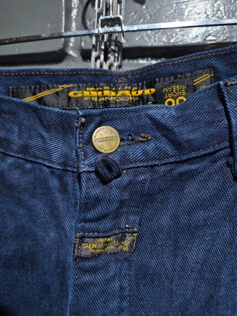 Marithe + Francois Girbaud Denim Jeans Size 36 (Category: Jeans) located in Davao. Submitted by rodrigoani57168 (Listing ID 1458194261, Image 2). Description: - Brand: Marithe + Francois Girbaud - Color: Classic dark wash denim (STONE WASH) - Fit: Straight leg - Closure: Button and zip fly - Size: 36 waist (32 - 34 inches Actual) - Quality: Good quality denim - Style: Great for everyday wear - ISSUE : Chip Back Tag (Other than That NONE) - COLOR 