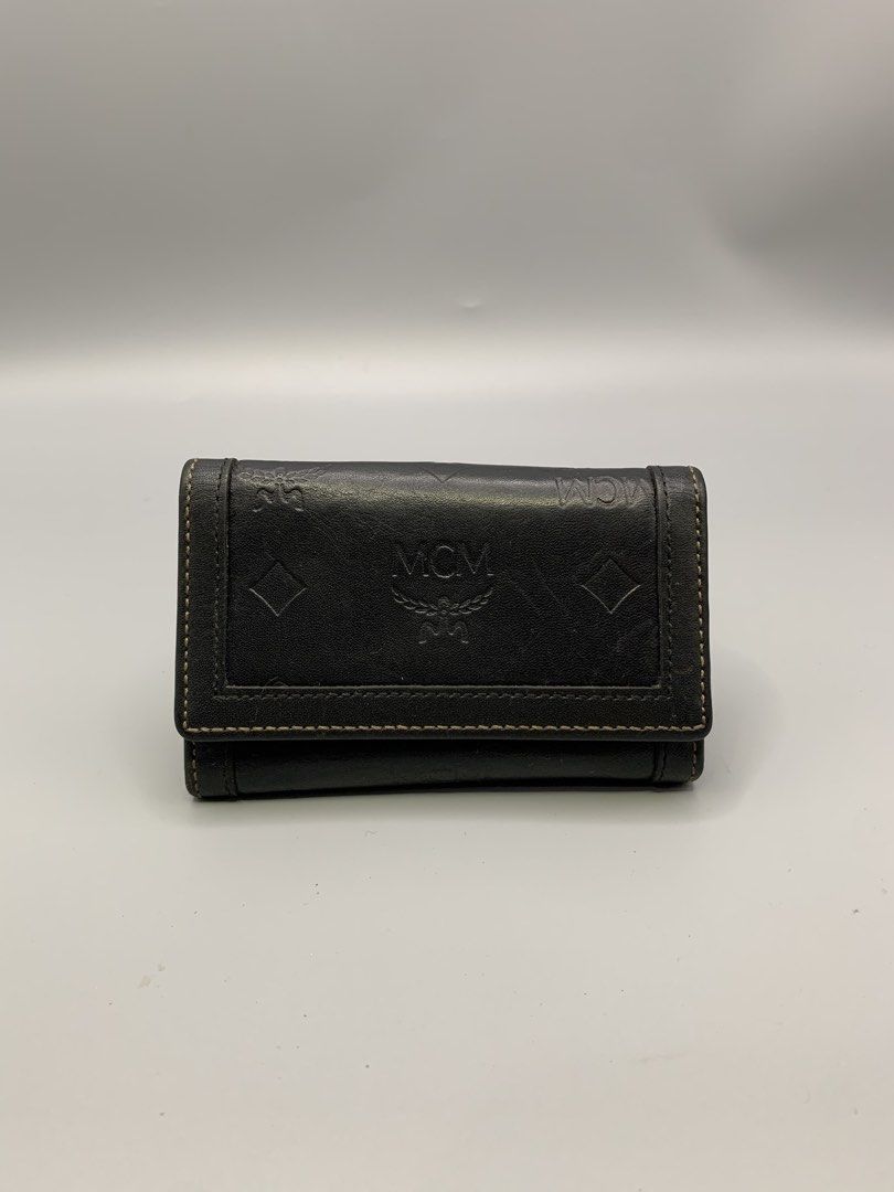 MCM LEATHER KEY HOLDER BLACK (Category: Luxury Bags & Wallets) located in Bulacan. Submitted by ridersthrift_ph (Listing ID 1458191785, Image 2). Description: In Great Condition Guaranteed Authentic No Flaws Gcash Payment Bulacan 📍.