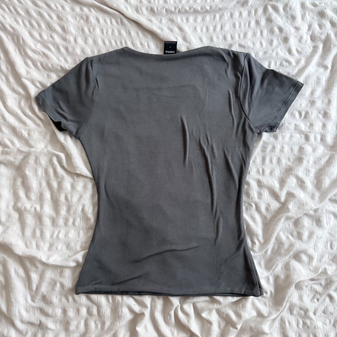 Mera Renata Rop in Gray (Category: Blouses) located in Mandaluyong City. Submitted by shesellsseashells_bear (Listing ID 1458183355, Image 2). Description: .