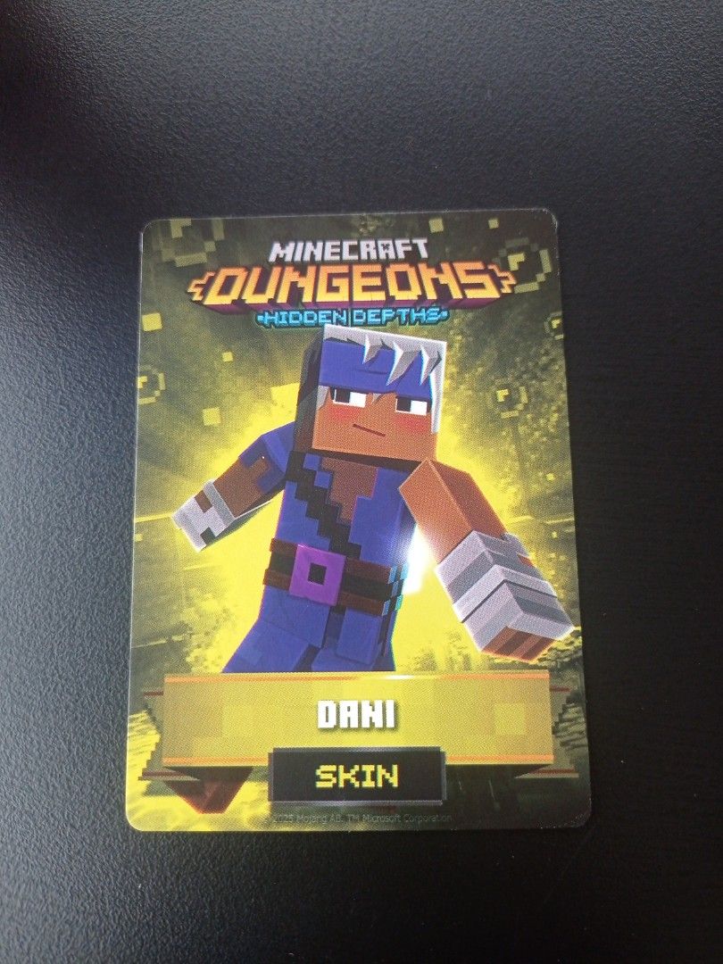Minecraft Dungeons Arcade Cards - Ember Robe & Dani Skin (Category: Raw Singles) located in Paranaque City. Submitted by annhua17524 (Listing ID 1458140771, Image 3). Description: - 2 Minecraft Dungeons Series 4 Arcade Cards - Ember Robe Armor Card (#36/143) - Dani Skin Card (#87/143) - Rarity: Rare - Sold Per Card.