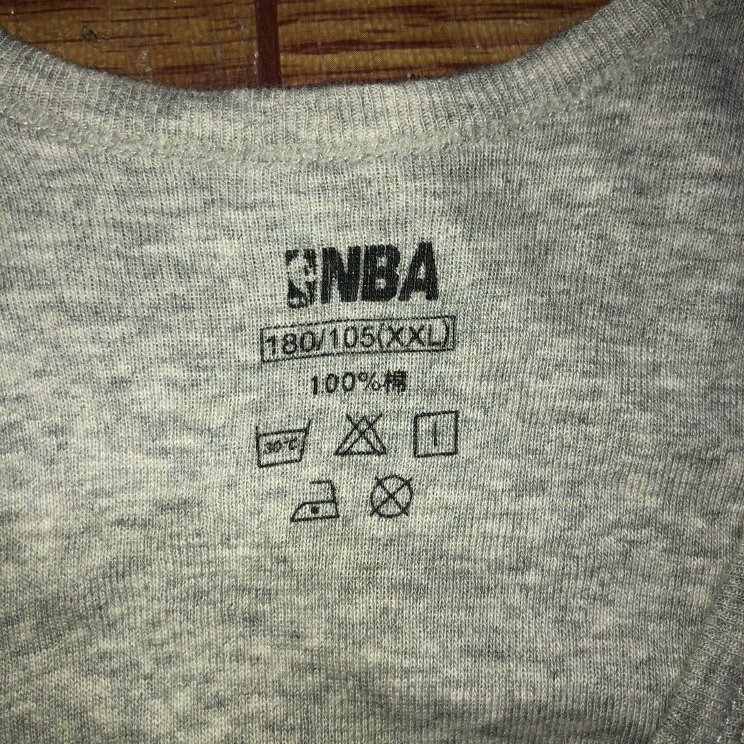 NBA OG LOGO GREY TANK TOP (Category: Tshirts & Polo Shirts ) located in Dasmarinas. Submitted by corenyxmessy_3rd_account (Listing ID 1458245718, Image 3). Description: length - 27 width - 16.
