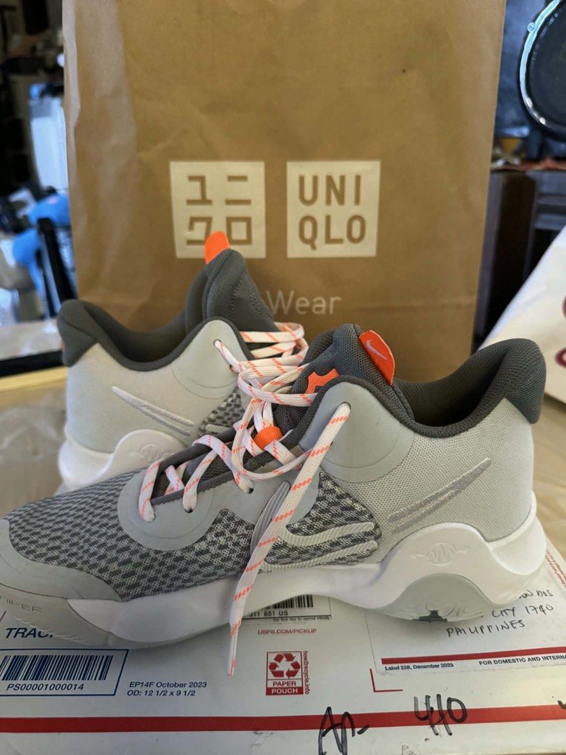 Nike KD Trey 5 IX (Category: Sneakers) located in Las Pinas. Submitted by jhenize25 (Listing ID 1458220167, Image 3). Description: Pure Platinum/Total Orange’ colorway.