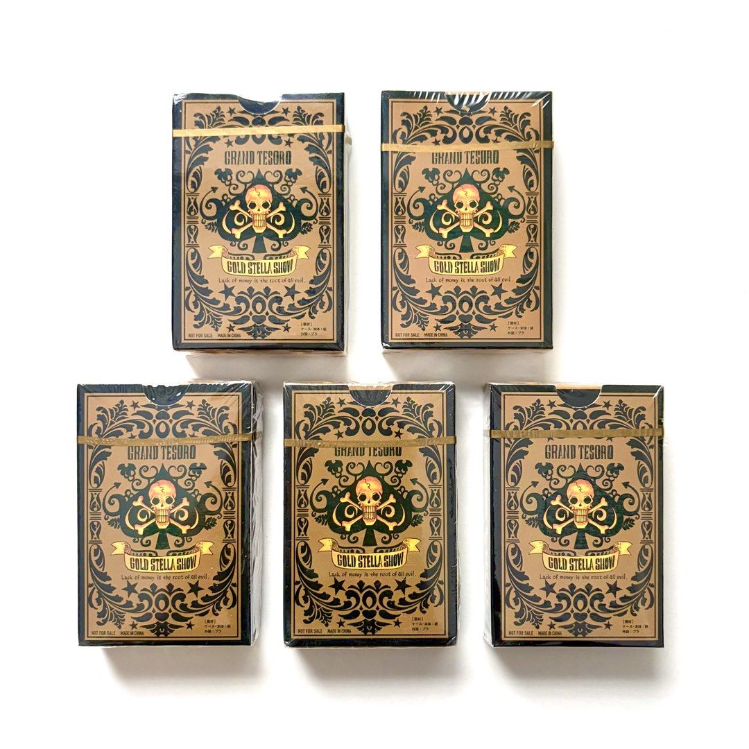 One Piece Gold Playing Cards (Sealed) (Category: Card Packs) located in Santa Rosa. Submitted by shikaricollectibles (Listing ID 1458116061, Image 2). Description: One Piece Gold Playing Cards (Sealed) Price: ₱1,200 each Location: Santa Rosa, Laguna/ Cubao, QC MOD: J&T/ LBC/ Lalamove MOP: Gcash/ BPI.