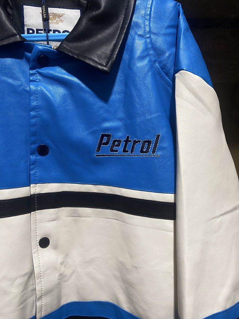 Petrol leather jacket (Category: Coats, Jackets and Outerwear) located in Bacoor. Submitted by orange_quijano (Listing ID 1458142108, Image 2). Description: Brandnew! Bought from sm department store. .