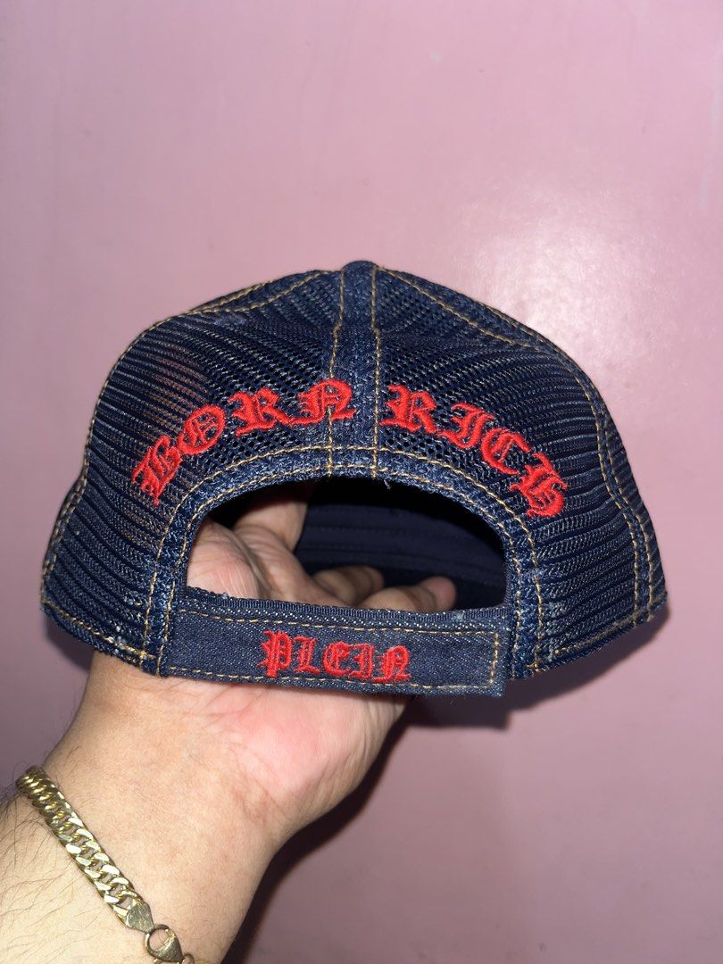 Philipp plein gothic denim trucker hat (Category: Activewear) located in Manila. Submitted by marisianshop (Listing ID 1458262189, Image 3). Description: Philipp plein gothic denim trucker hat .