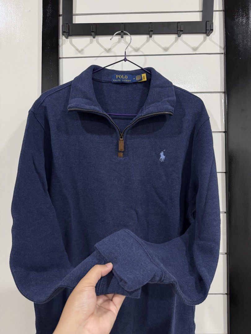 Ralph Lauren quarterzip (Category: Coats, Jackets and Outerwear) located in Naga. Submitted by souththrift.ph (Listing ID 1458175423, Image 2). Description: Authentic preloved Ralph Lauren bought in the US wore only twice. Good as new Size Medium.