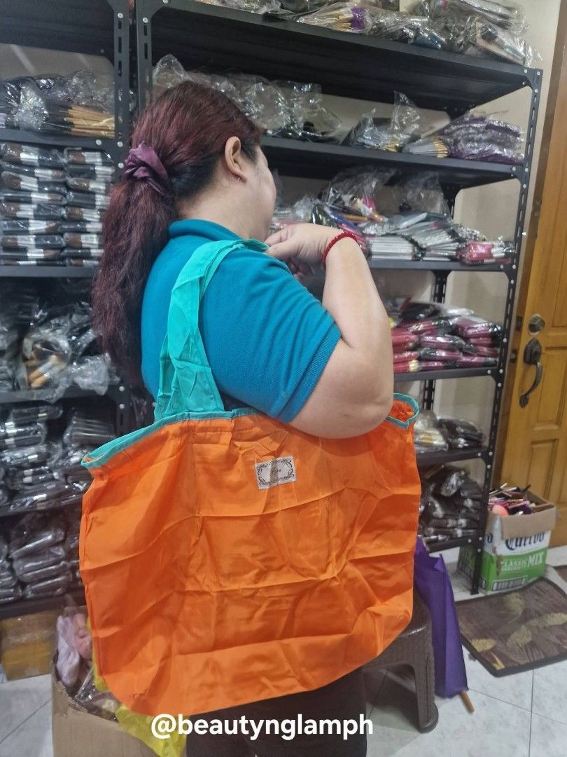 Reversible Foldable Nylon Shopping Bag (Dual Tone) (Category: Beach Bags) located in Quezon City. Submitted by floreskari78555 (Listing ID 1458240427, Image 3). Description: 🛍️ Reversible Foldable Nylon Tote Bags (Dual Tone)✨️ Large Capacity! 🛍️ Perfect for everyday use, groceries, travel, or corporate giveaways! ✈️✅ ​ ​Reversible: 2 colors in 1 bag! ​Travel-Friendly: Folds flat into a matching mini pouch. ​Secure & Sturdy: Top drawstring closu