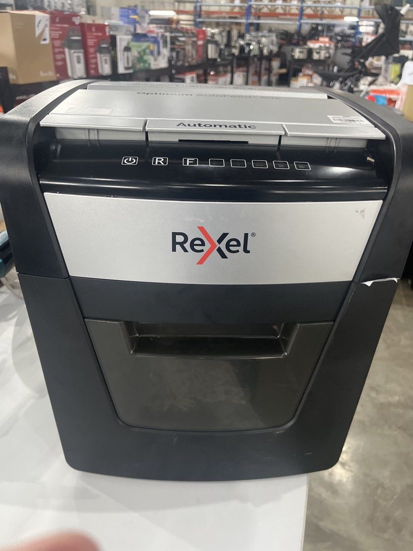 Rexel Optimum AutoFeed 502 Shredder (Category: Office & Business Technology) located in Caloocan City. Submitted by hmr.gomez (Listing ID 1458114631, Image 1). Description: - Rexel Optimum AutoFeed 502 shredder - Convenient Auto Feed function - Forward, Reverse, and other operational buttons - Power switch located at the back - Comes with original power cord - Fully tested and confirmed working.