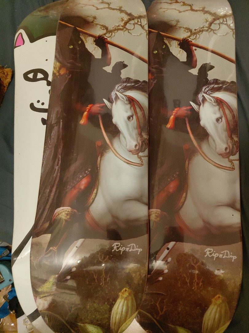 RIPNDIP Fire & Desire Skateboard Deck 火與渴望滑板 （分類：其他運動配件）位於 Hong Kong。 由 96389829 提交（商品編號 1458233617，圖片 1）。簡介： 。