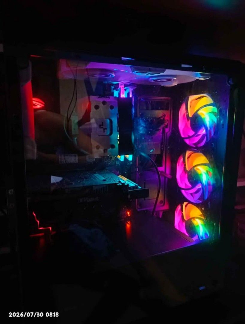 Rush Desktop Set (Category: Desktops) located in Manila. Submitted by gabilito (Listing ID 1458171915, Image 1). Description: Selling my PC Rfs Need funds Specs i5 - 9th Gen 32 gb ram, 2 Tforce 2 Gskill GTX 1660 6GB 240 gb SSD Kingston 500 HDD WD Strix B360 H Acer AC650 PSU Monitor Koorui 320 Hz Inclusions: Emeet C60E 4k Webcam Lychee Gaming G80pro Mechanical Keyboard Fans nalang papalitan nyo dito ohh Nego pa sa sure buyer.