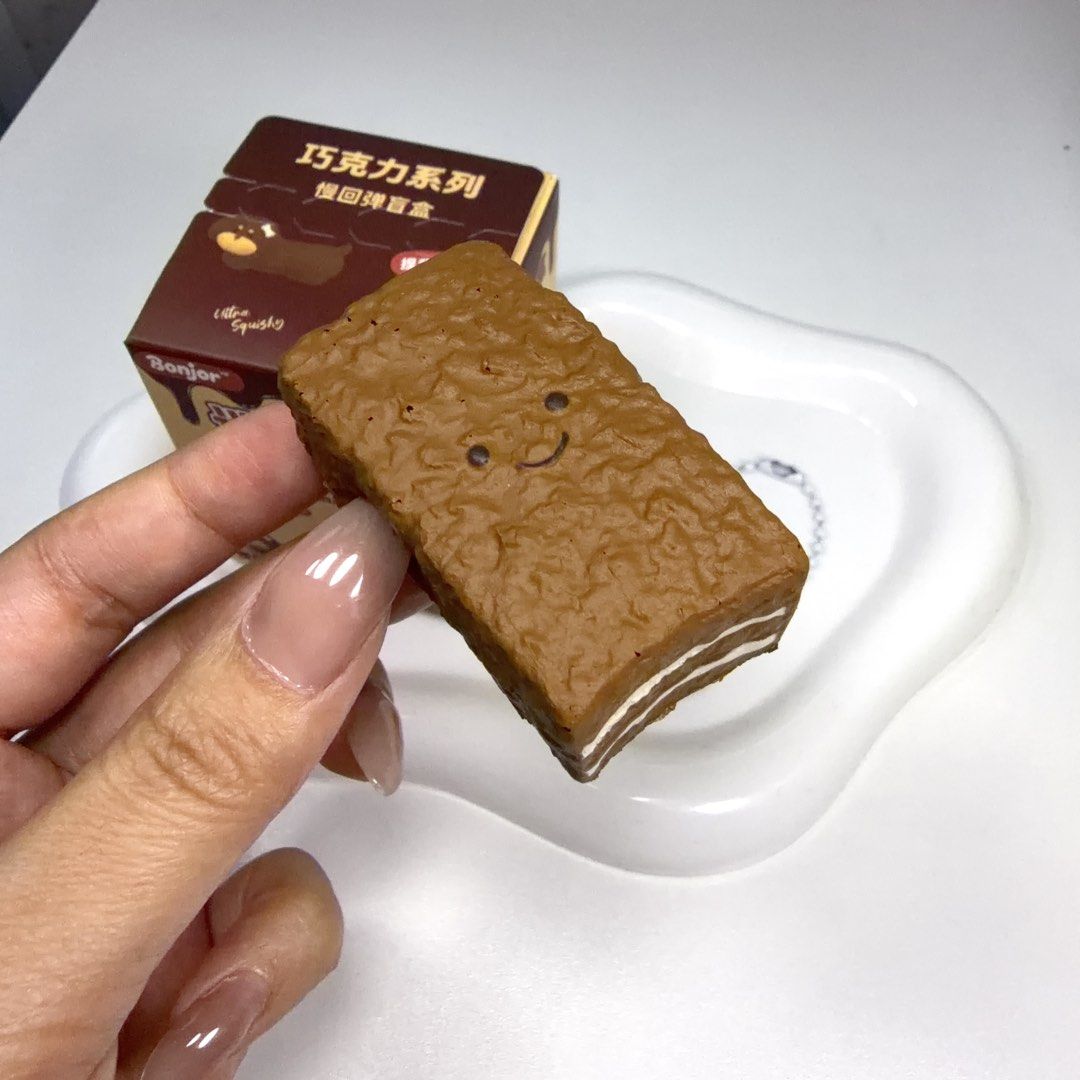 Sanfu Bonjour Chocolate Squishy Blind Box (Category: Designer & Blind Box Toys) located in Quezon City. Submitted by offthyrecrd (Listing ID 1458192505, Image 1). Description: Squishy for Sale 📌 almost new/brand new 📌 no defects shipping: jnt/lalamove payment: gcash/bank transfer/NO COD .