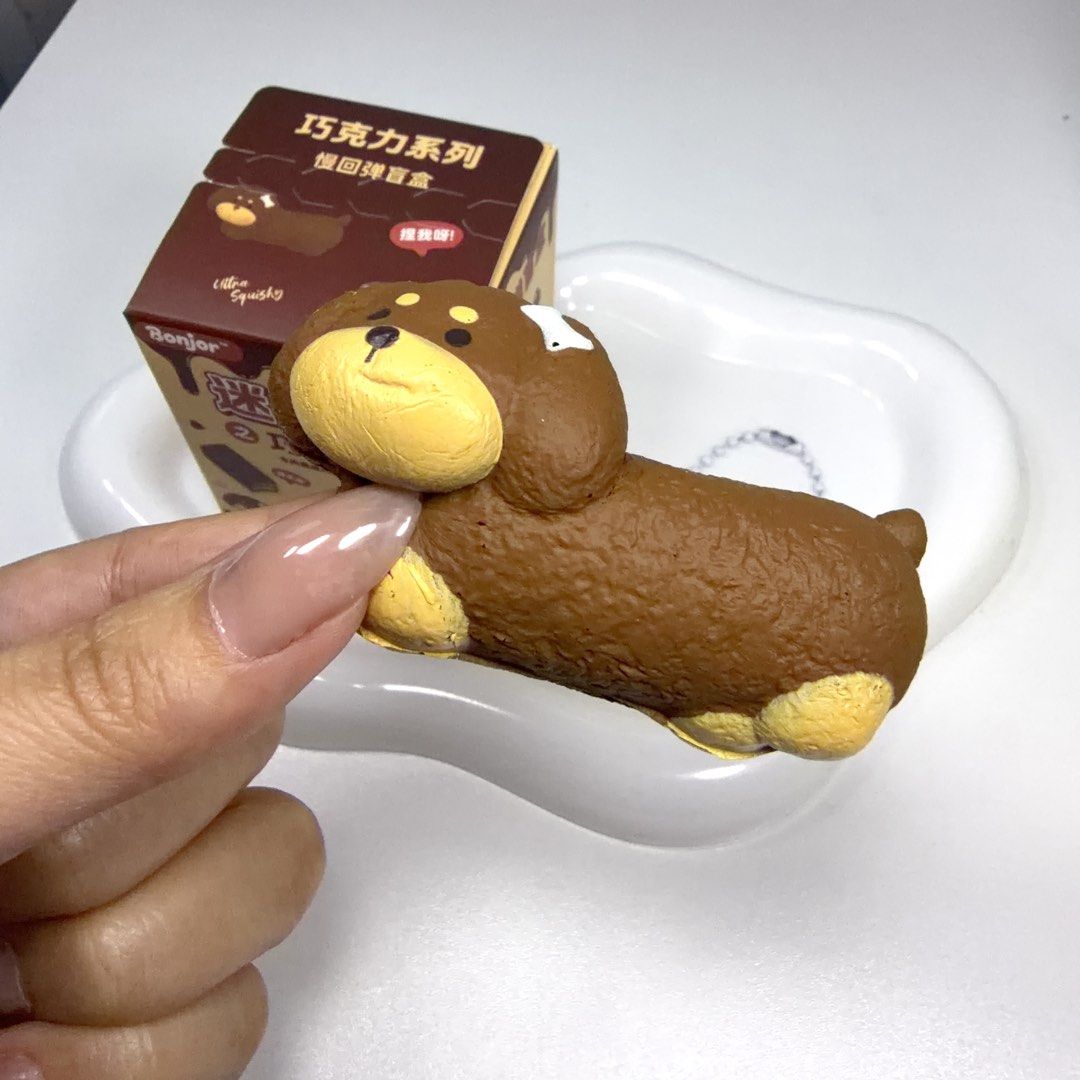 Sanfu Bonjour Chocolate Squishy Blind Box (Category: Designer & Blind Box Toys) located in Quezon City. Submitted by offthyrecrd (Listing ID 1458193034, Image 1). Description: Squishy for Sale 📌 almost new/brand new 📌 no defects shipping: jnt/lalamove payment: gcash/bank transfer/NO COD.