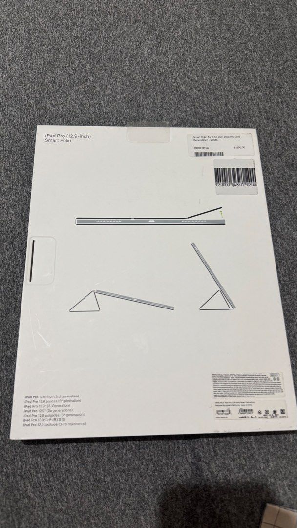 Smart Folio for Ipad Air 13 inch Series (Category: Other Accessories) located in Manila. Submitted by geoffesio85957 (Listing ID 1458266391, Image 1). Description: This is an authentic apple product bought in POWERMAC. An Ipad Pro 12.9 inch (3rd Generation) Smart Folio. Compatible to Ipad Air 13 inch series. Price is negotiable..