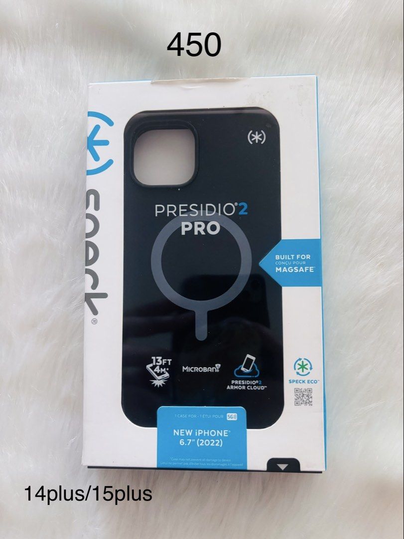 Speck presido iphone 14 and 15 plus (Category: Cases & Sleeves) located in Manila. Submitted by mariellaesguerra (Listing ID 1458212067, Image 3). Description: Original specks cases from power mac.