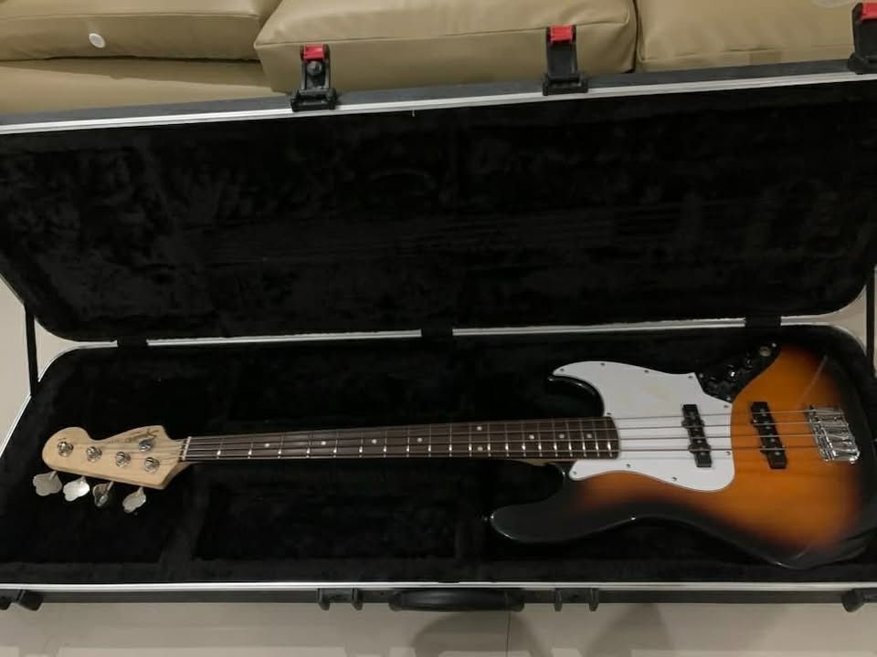 Squier jazz bass guitar (Category: Musical Instruments) located in Caloocan City. Submitted by gentleocean.192f2d (Listing ID 1458153135, Image 1). Description: .