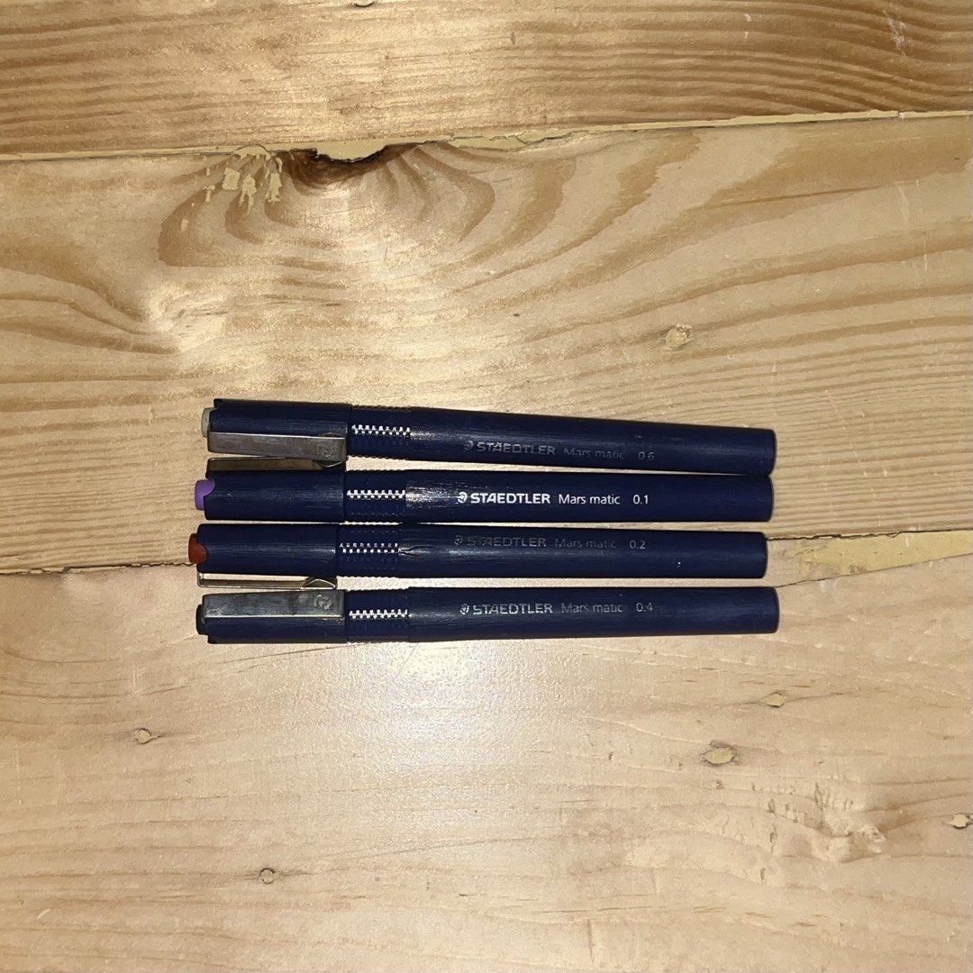 Staedler Techpen (Category: Stationery & School Supplies) located in San Fernando. Submitted by maligchayy (Listing ID 1458190729, Image 1). Description: Stadler Techpen Pt. 01 Pt. 02 Pt. 04 Pt. 06 DM FOR LP we can nego po.