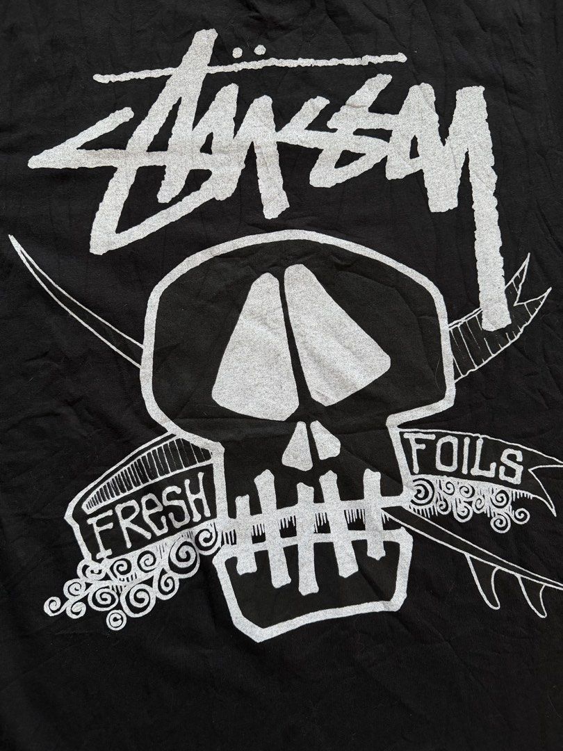 Stussy Fresh Foils Skull Tee (Category: Tshirts & Polo Shirts ) located in Davao. Submitted by curatedby.yabai (Listing ID 1458239546, Image 3). Description: 21W 28L color rate 9.8/10 BRANDNEWWW 🤩🤩🤩.