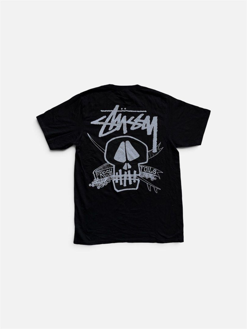 Stussy Fresh Foils Skull Tee (Category: Tshirts & Polo Shirts ) located in Davao. Submitted by curatedby.yabai (Listing ID 1458239546, Image 1). Description: 21W 28L color rate 9.8/10 BRANDNEWWW 🤩🤩🤩.