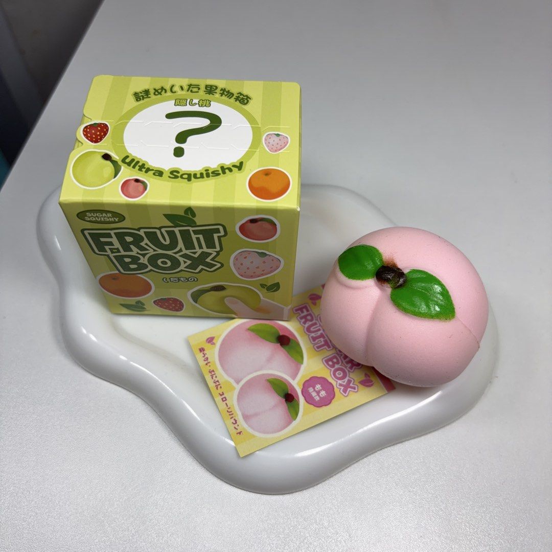 Sugar Fruit Blind Box Squishy (Category: Designer & Blind Box Toys) located in Quezon City. Submitted by offthyrecrd (Listing ID 1458194513, Image 2). Description: Squishy for Sale 📌 brand new 📌 no defects shipping: jnt/lalamove payment: gcash/bank transfer/NO COD.
