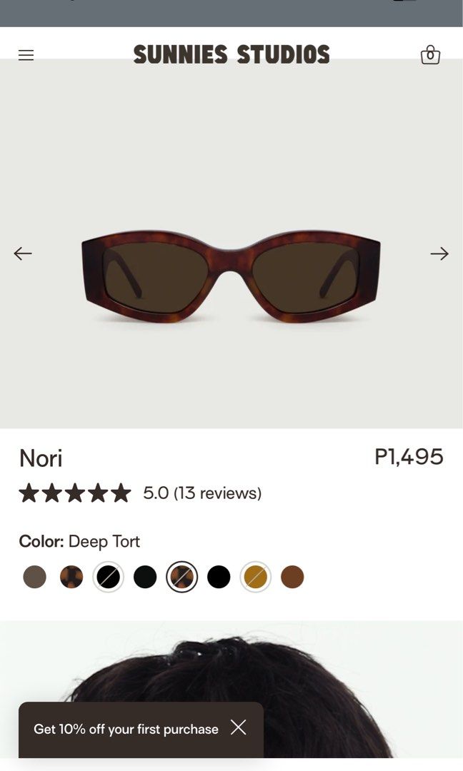 Sunnies Studios Nori Sunglasses - Deep Tort (Category: Sunglasses & Eyewear) located in Paranaque City. Submitted by chelsvalerio (Listing ID 1458223720, Image 1). Description: - Sunnies Studios Nori Sunglasses - Color: Deep Tort - used once bought P1,495 negotiable price RFS : In need of funds for schooling PM IF NEED ACTUAL PIC :)) .