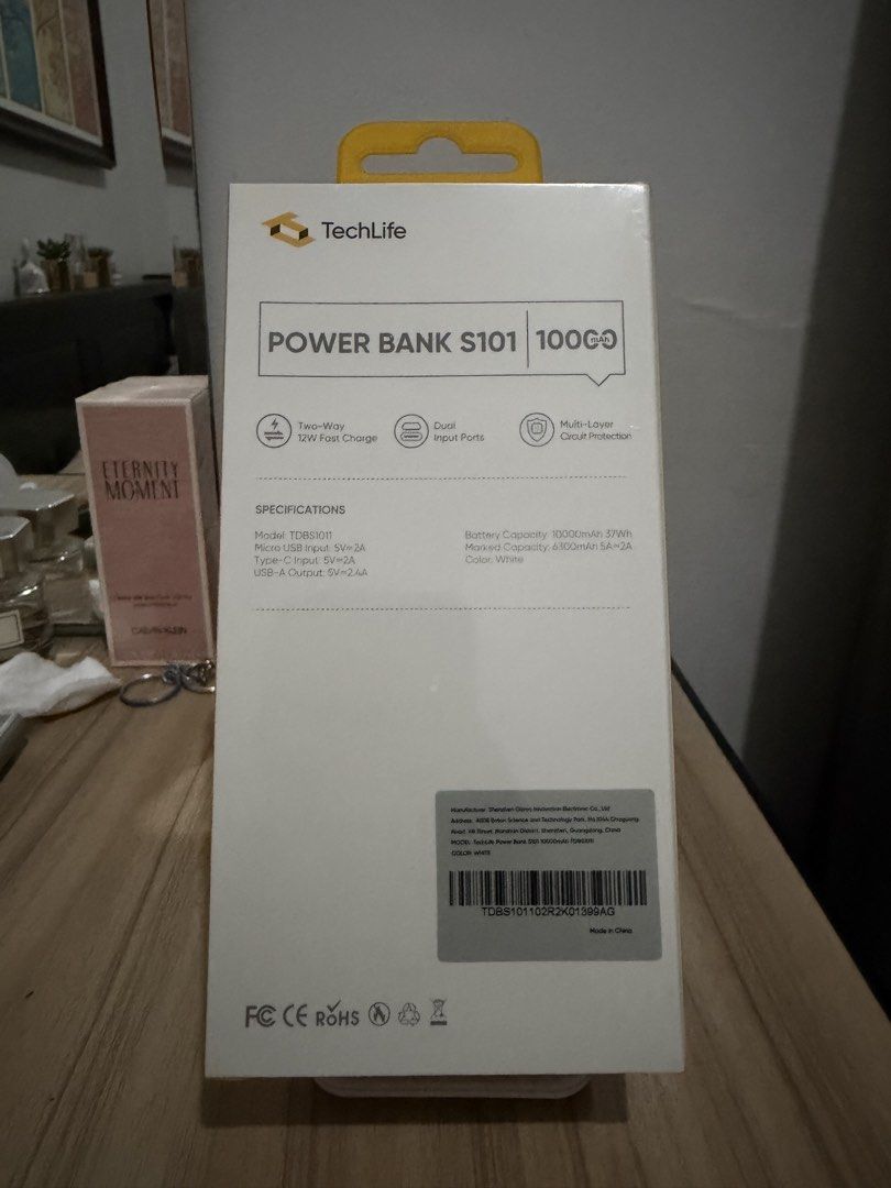 TECHLIFE POWER BANK (Category: Batteries & Power Banks) located in Quezon City. Submitted by che17 (Listing ID 1458122195, Image 2). Description: .