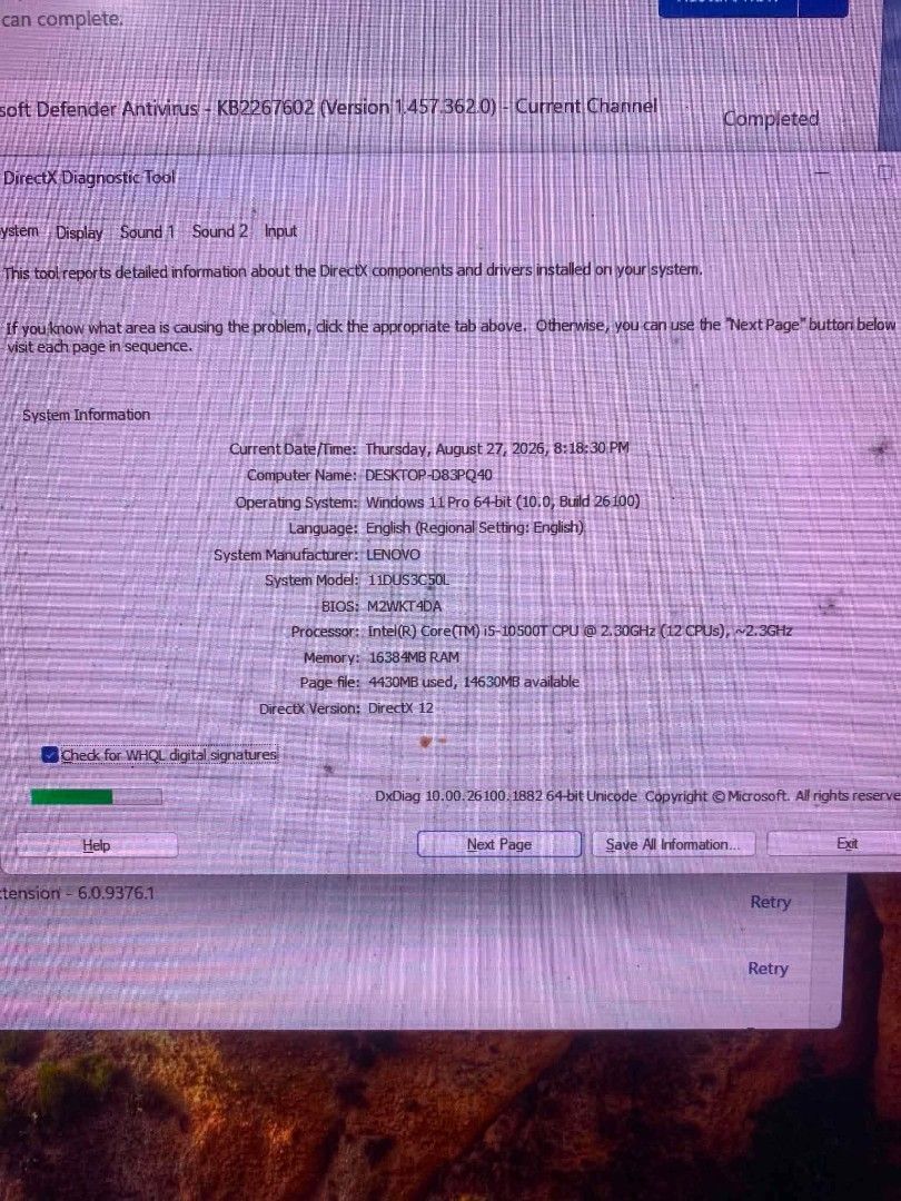 Thinkcentre m70q (Category: Desktops) located in Manila. Submitted by happyearth.953a15 (Listing ID 1458255631, Image 3). Description: Thinkcentre m70q I5 10th gen Intel UHD Graphics 630 16gb ram 256gb ssd Windows 11 pro OS Unit with power adapter 💸💸 12,000 Location: San Andres bukid manila Pick up or deliver cod.