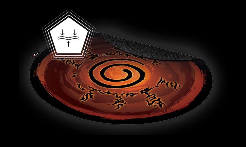 TTRacing Guardian Gaming Floor Pad - Naruto Edition (Category: Carpets, Mats & Flooring) located in Davao. Submitted by spotnick15 (Listing ID 1458200563, Image 3). Description: Selling My: TTRacing Guardian Gaming Floor Pad - Naruto Edition Shape: Round Size: 100cm x 100cm Thickness: 0.3CM (3MM) • Surface Material: Premium, water-resistant polyester fabric designed to resist spills and reduce noise from chair casters. • Base Material: Heavy-duty