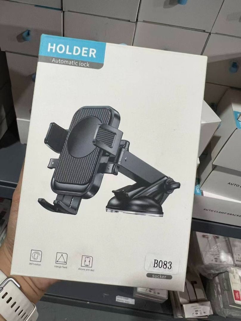 TWILL CAR PHONE HOLDER (Category: Mounts & Holders) located in Paranaque City. Submitted by pilipinashop (Listing ID 1458117859, Image 1). Description: brand new sale features: The bottom bracket and the clip arm are triangular, and in the internal contact surface is non slip silicone, which can firmly lock the mobile phone, the sunction cup is strong sand ticky even when off road, the mobile phone is very stable..