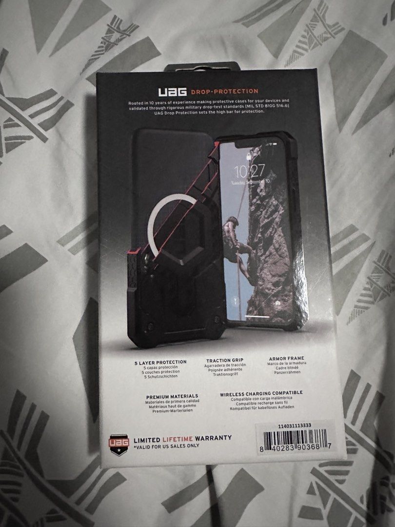 UAG case for iphone 14 pro max (Category: Cases & Sleeves) located in Pasay City. Submitted by patrickcaloi2023 (Listing ID 1458290028, Image 2). Description: .
