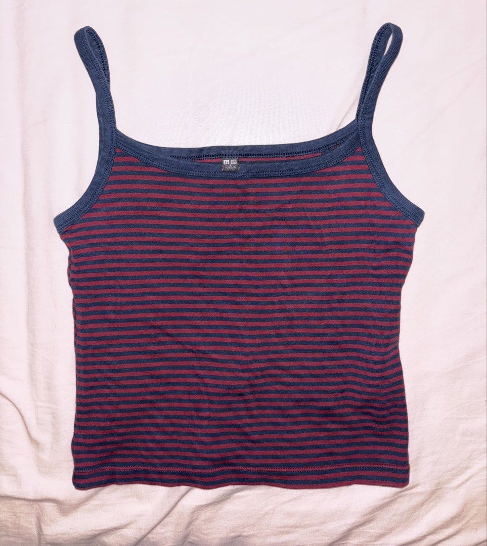 UNIQLO Ribbed Tank Top (Category: Sleeveless) located in Cavite. Submitted by bbbb444 (Listing ID 1458171681, Image 1). Description: - fits XS-S - only worn a few times, no issues - measurements posted - no when worn photos!! .