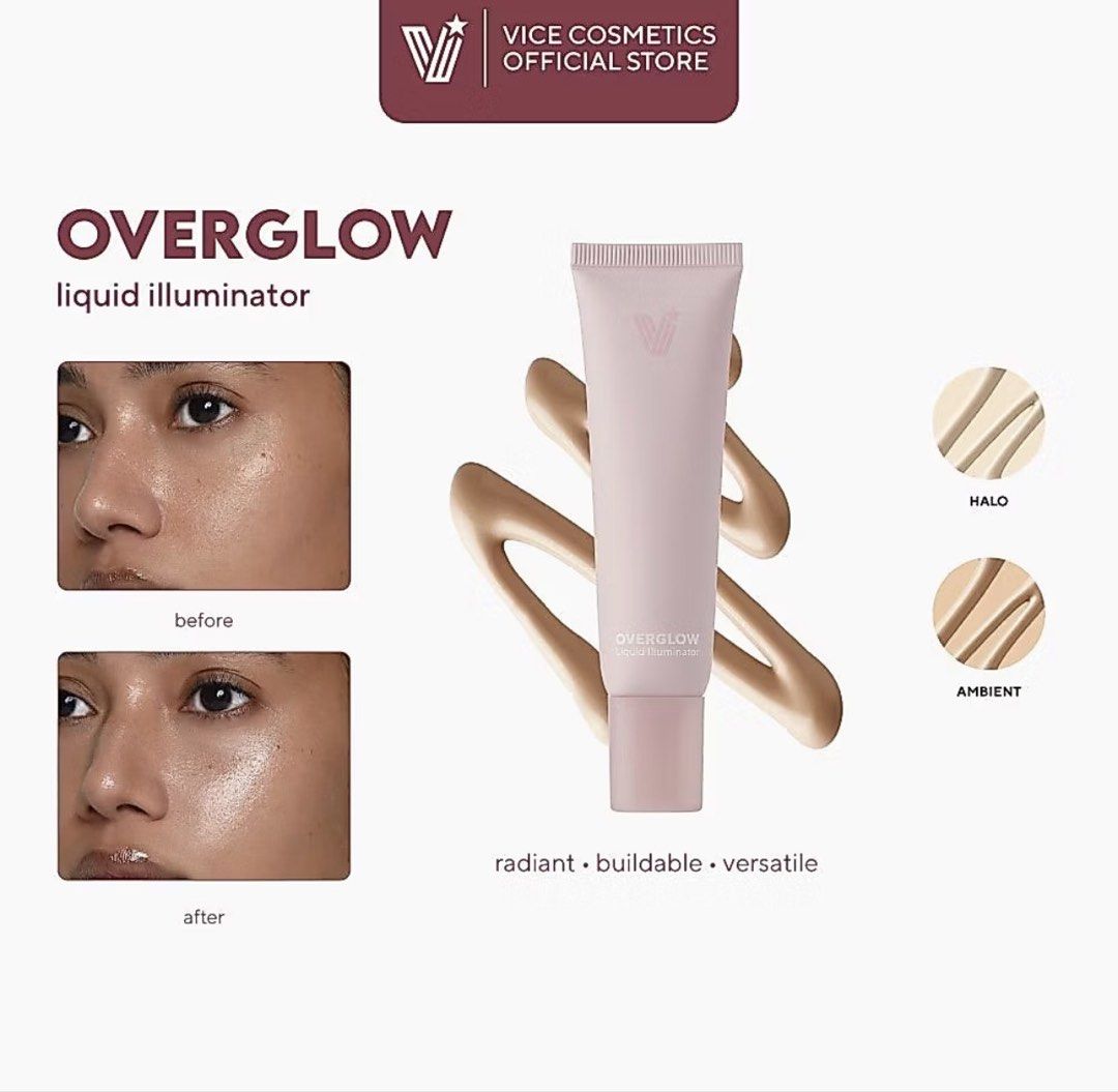 Vice Cosmetics 4D Overglow Liquid Illuminator (Category: Makeup) located in Bacoor. Submitted by c8declutters (Listing ID 1458240879, Image 2). Description: VICE CO. 4D Overglow Liquid Illuminator Bnew & sealed Shade: Halo.