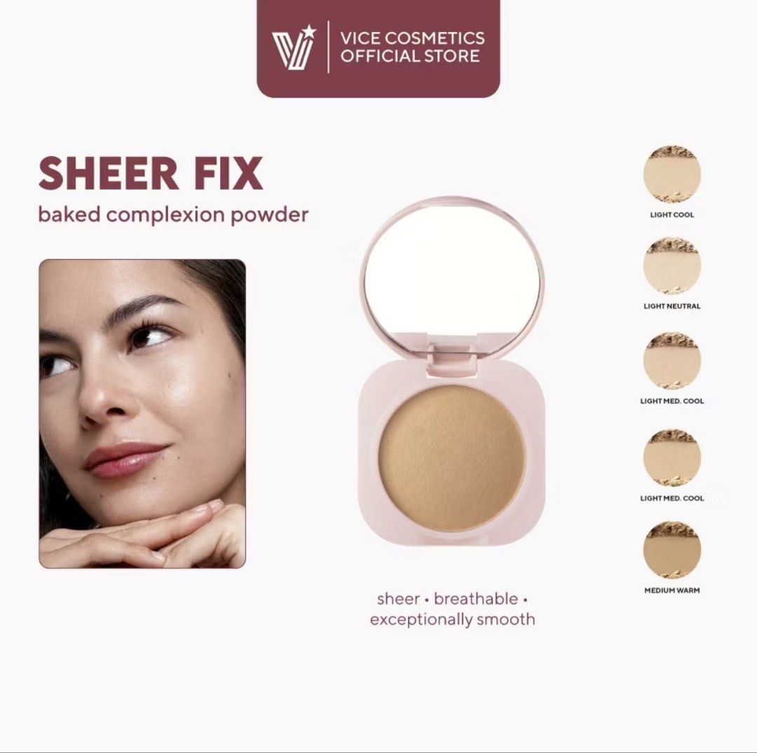 Vice Cosmetics 4D Sheer Fix Baked Complexion Powder (Category: Makeup) located in Bacoor. Submitted by c8declutters (Listing ID 1458241230, Image 2). Description: VICE CO. 4D Sheer Fix Baked Complexion Powder Bnew Shade: Light Neutral .