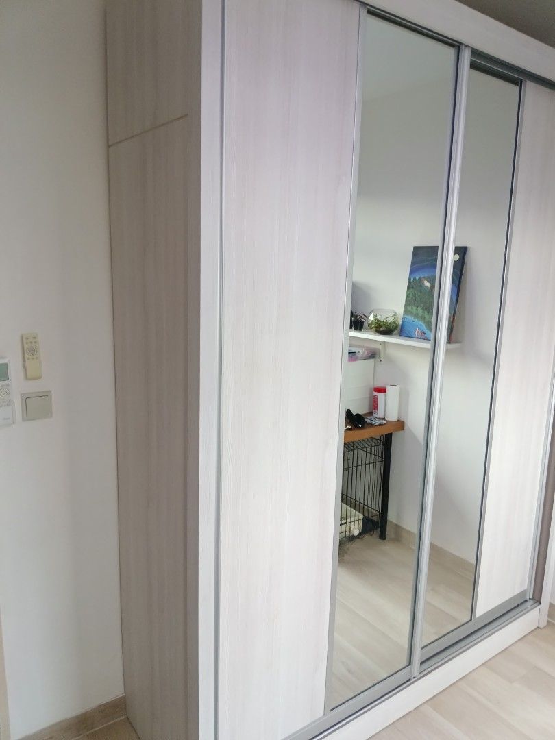 Wardrobe (Category: Shelves, Cabinets & Racks) located in Singapore. Submitted by thinesh_0605 (Listing ID 1458216621, Image 3). Description: Selling away my wardrobe due to house moving. Very good condition. Please arrange self collection at Teban garden. Bought it at $1075, you can see receipt..